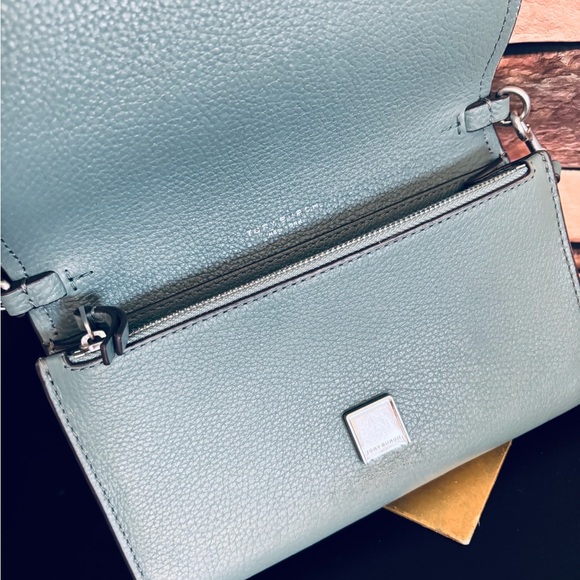 Tory Burch Thea Crossbody and Flat Wallet in Sage Green - Picture 7 of 11